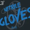 L3VEL3 Blue Large Professional Nitrile Gloves 100 Pack
