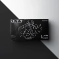 L3VEL3 Blue Medium Professional Nitrile Gloves 100 Pack