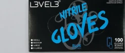 L3VEL3 Blue Medium Professional Nitrile Gloves 100 Pack
