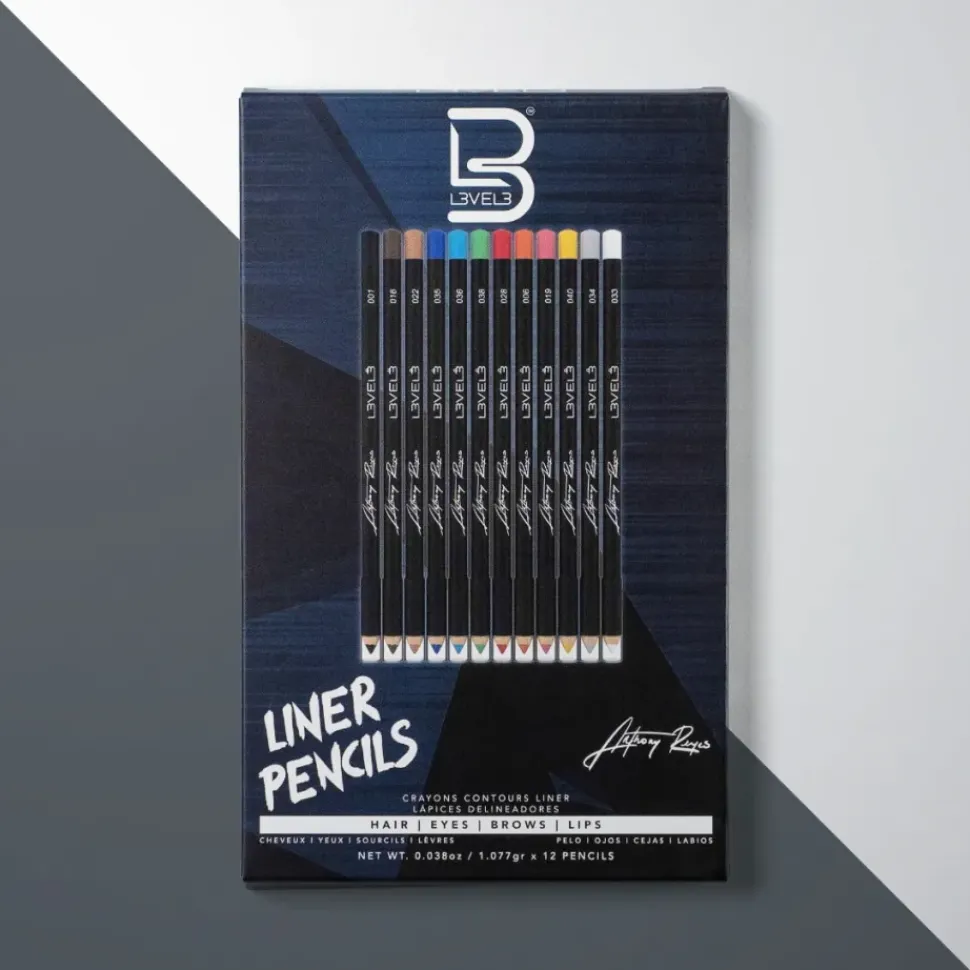 L3VEL3 - Color Liner Pencils – 12 Pcs