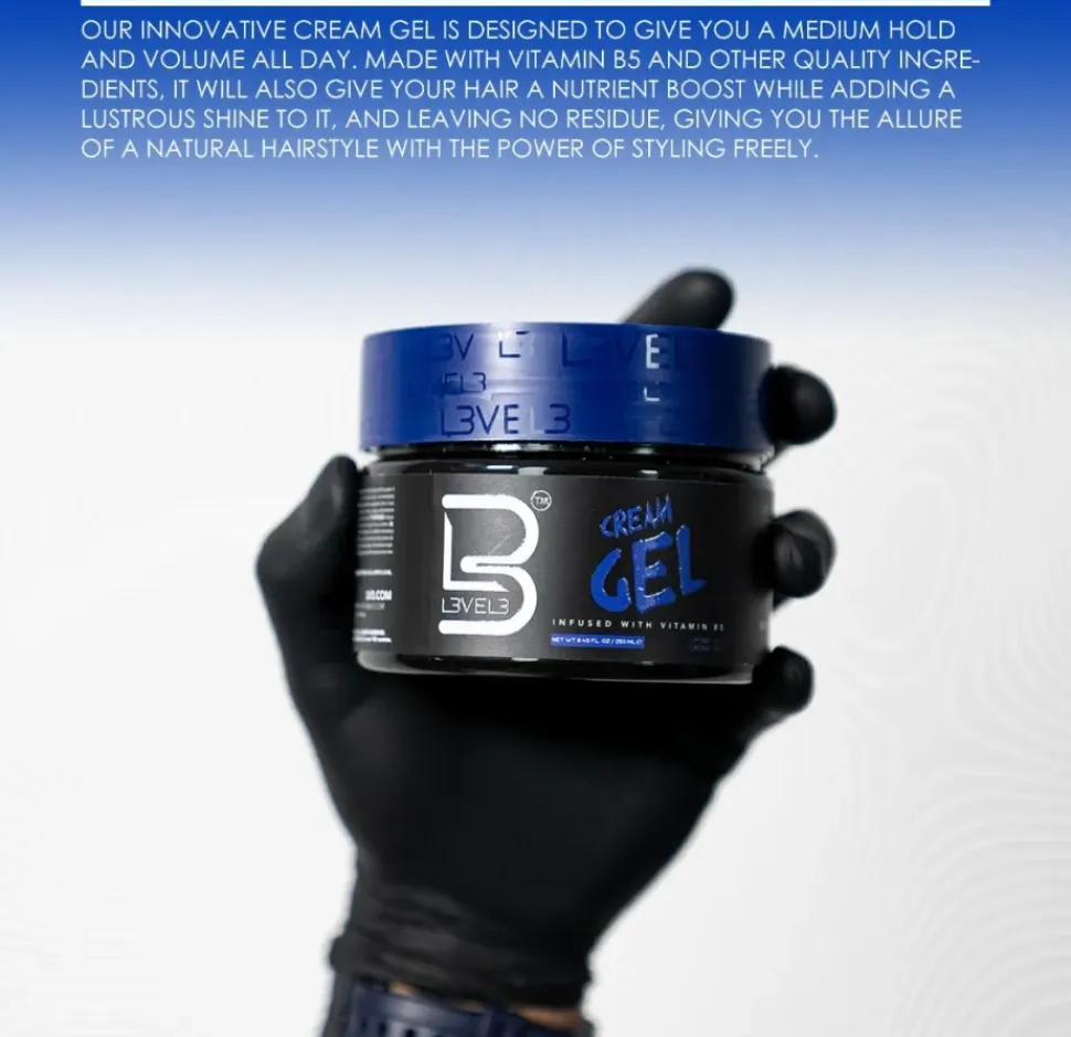L3VEL3 - Cream Gel 500 ml