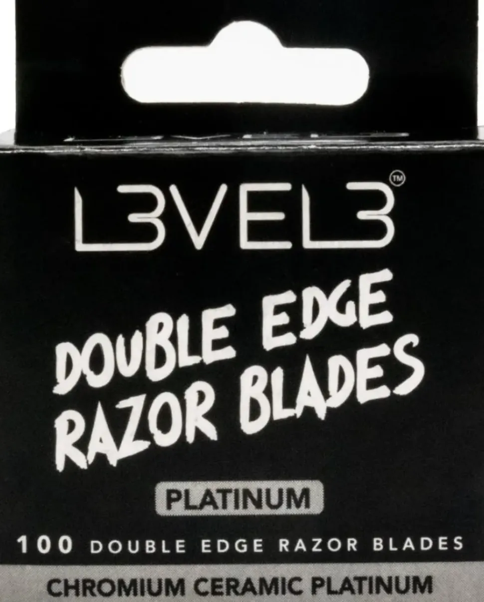 L3VEL3 Double-Edge Razor Blades 100 Pcs