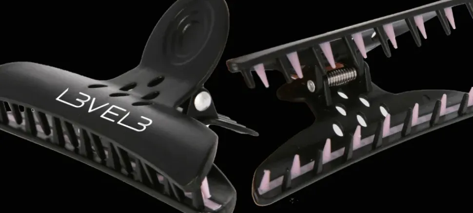 L3VEL3 - Hair Claw Clips 4 Pack