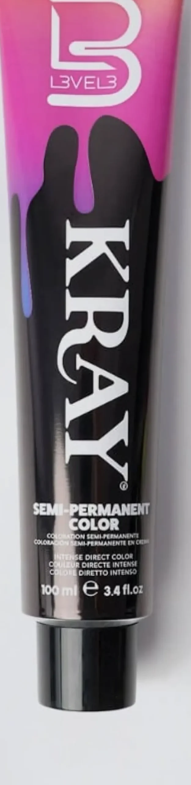 L3VEL3 Kray Light Violet Semi Permanent Color Tube 100 ml