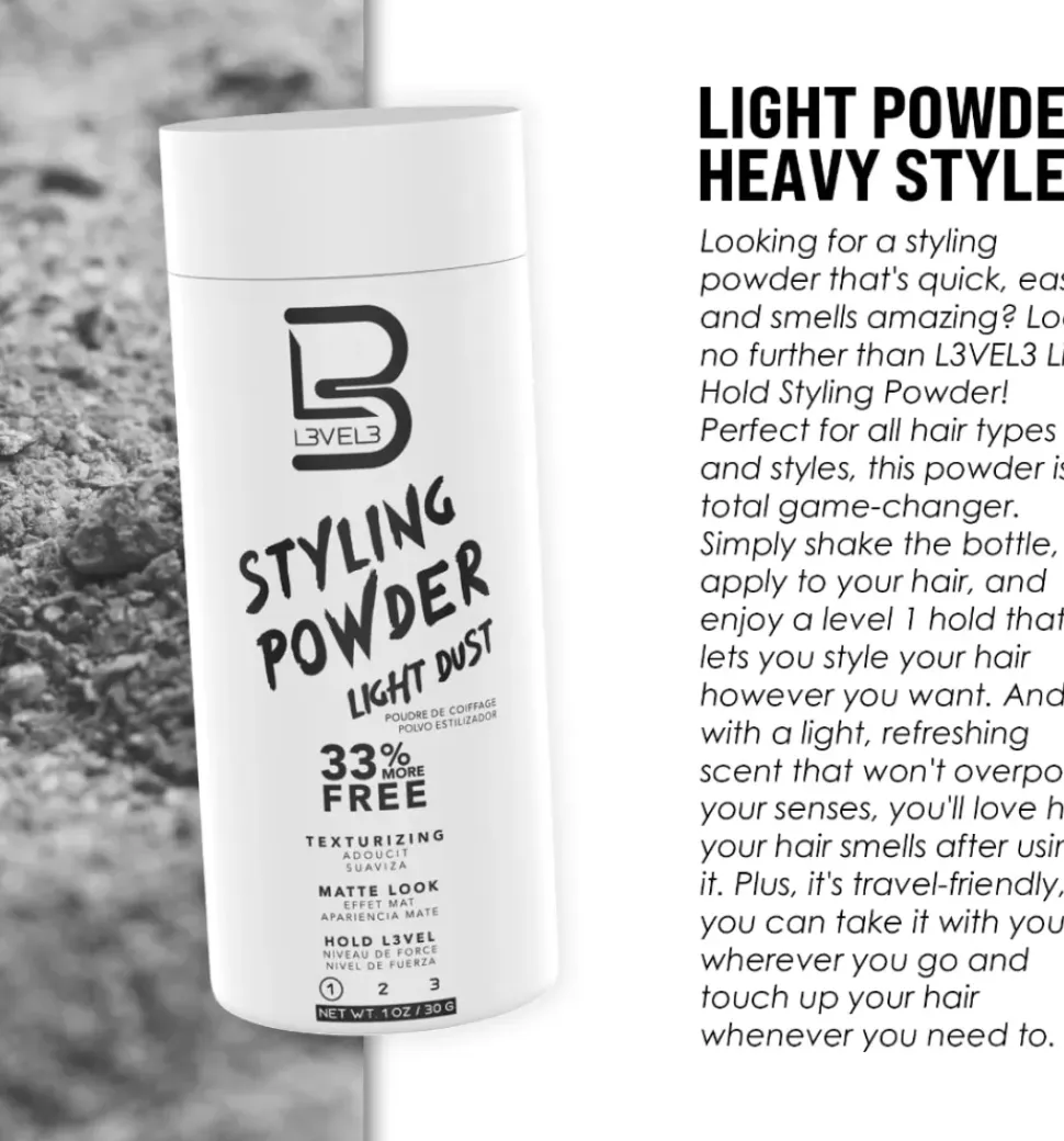 L3VEL3 Light Hold Styling Powder - 30g