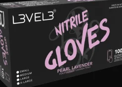 L3VEL3 Pearl Lavender Small Professional Nitrile Gloves 100 Pack