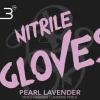 L3VEL3 Pearl Lavender X-Large Professional Nitrile Gloves 100 Pack