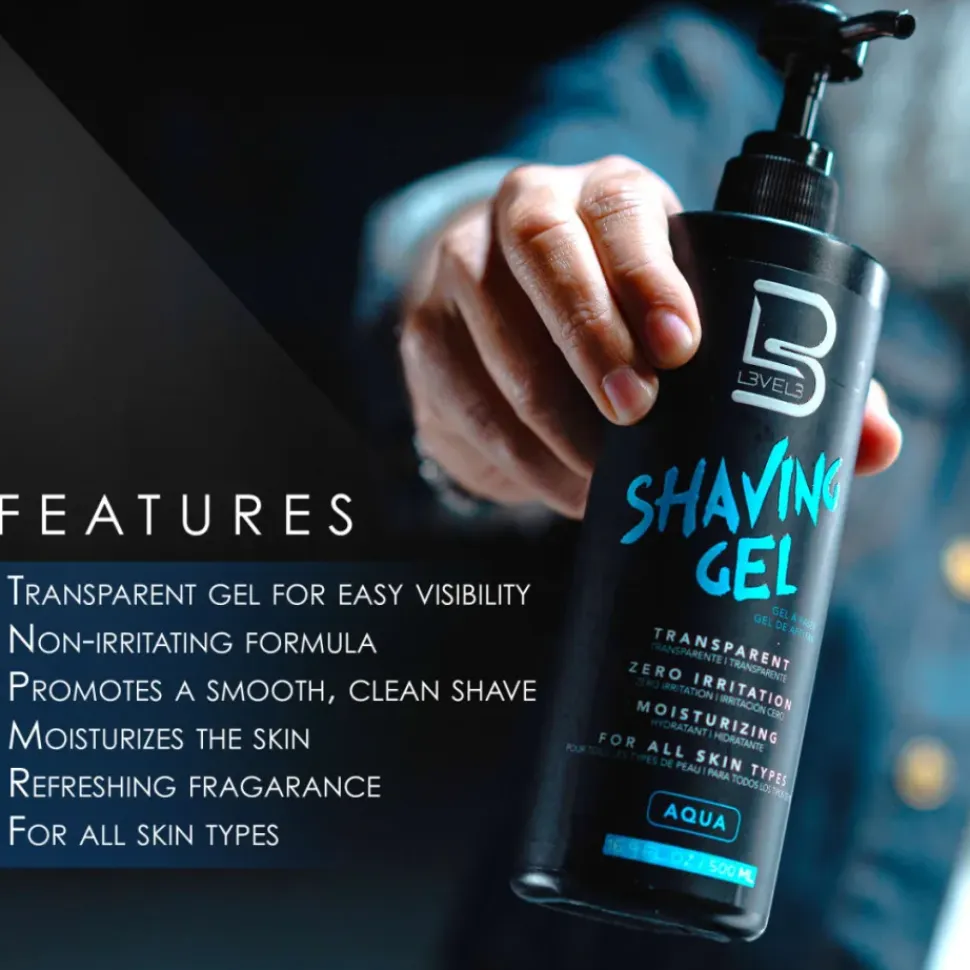 L3VEL3 - Shaving Gel Aqua 500 ml