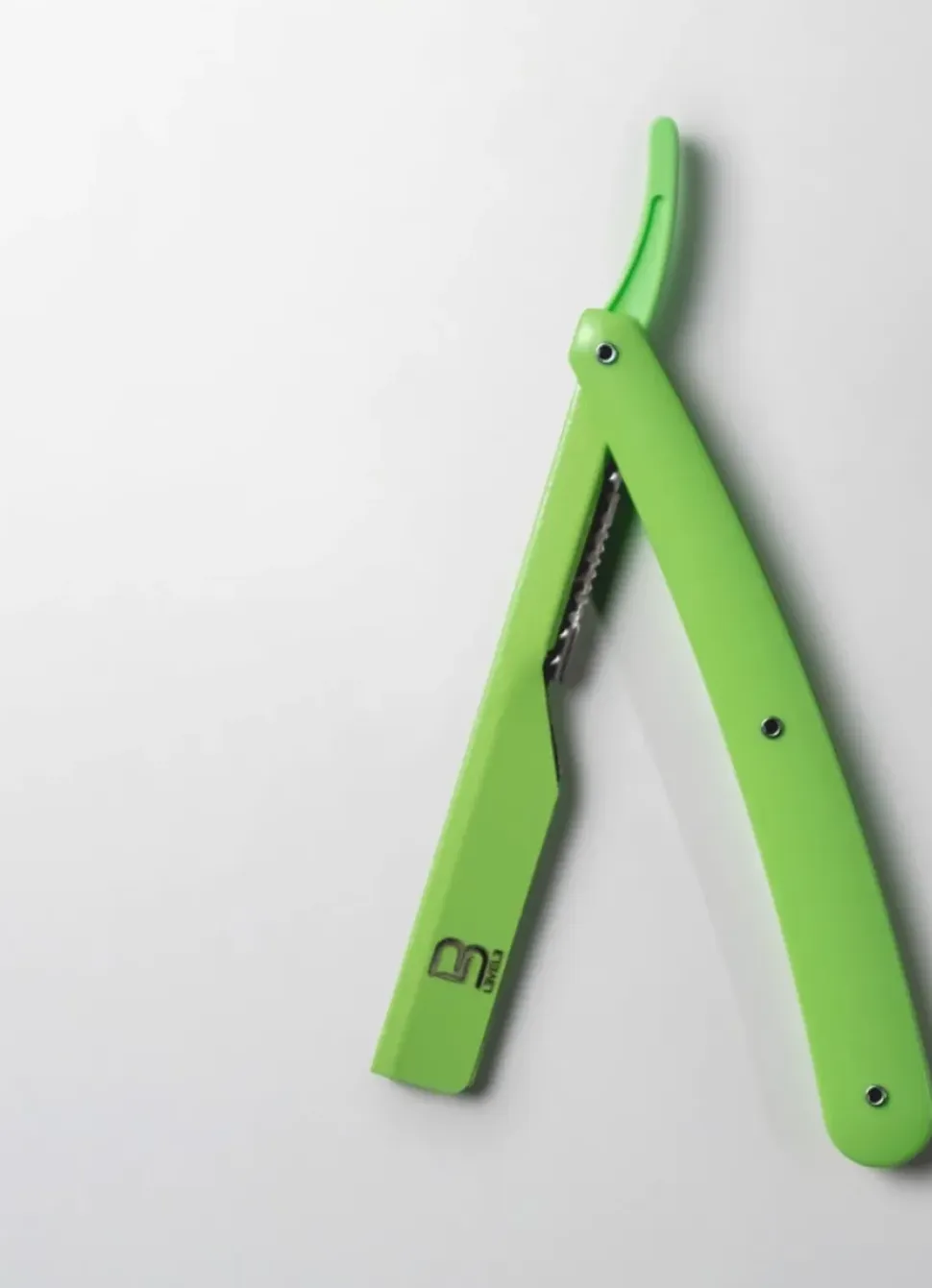 L3VEL3 Straight Razor Holder Green