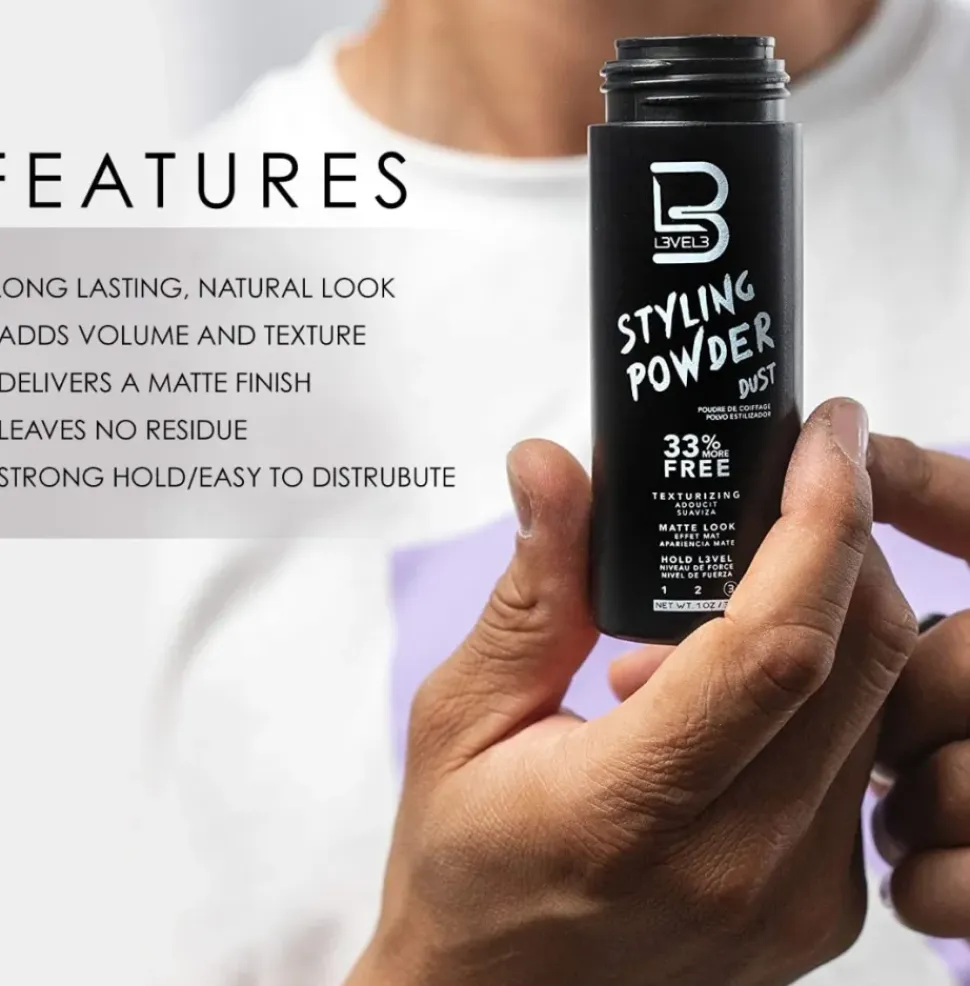 L3VEL3 Strong Hold Styling Powder 30g