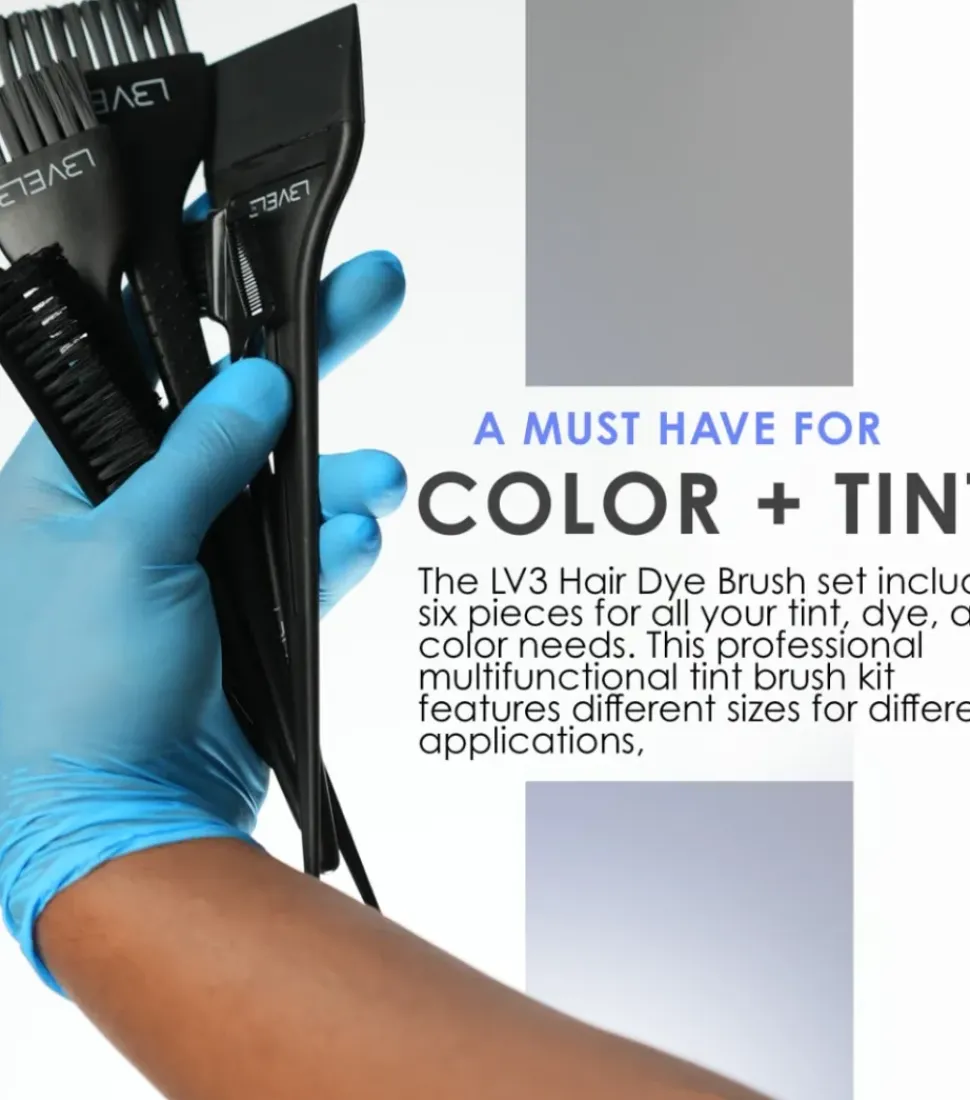 L3VEL3 Tint Brush Set 6 Pack