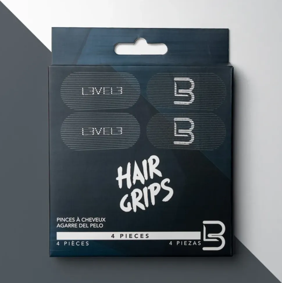 L3VEL3 Velcro Hair Grips 4 Pcs
