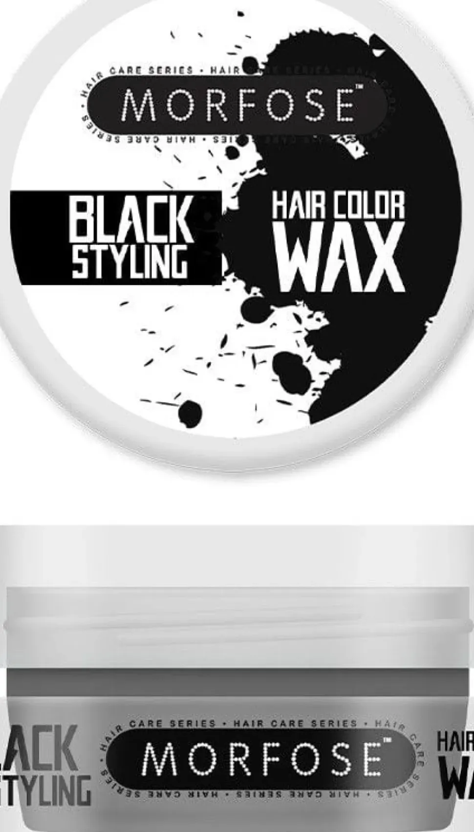 Morfose Color Hair Wax Black 100 ml