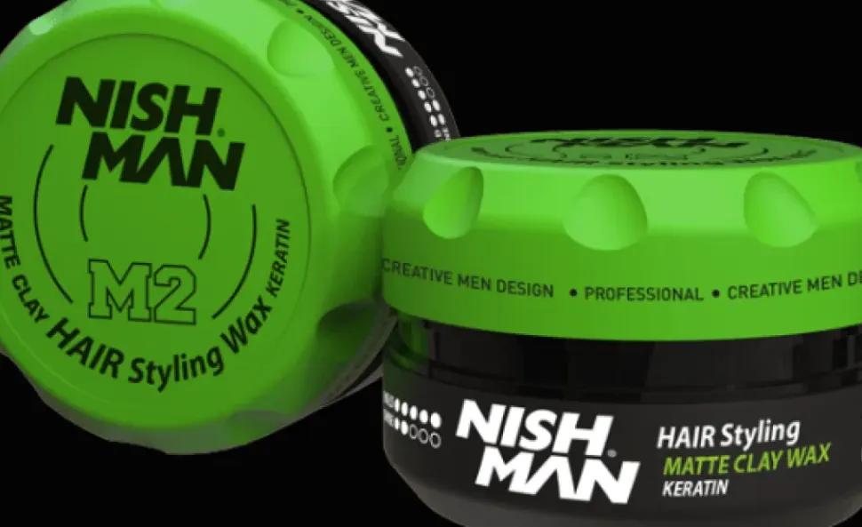 Nishman Matte Clay Hair Styling Wax Keratin - 100 ml