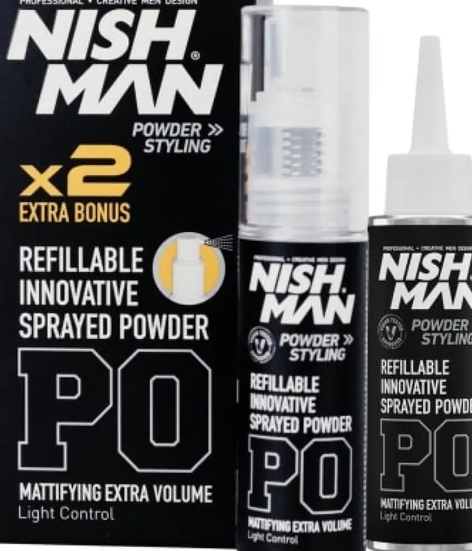 Nishman Refillable Sprayed Powder 20g + 20g