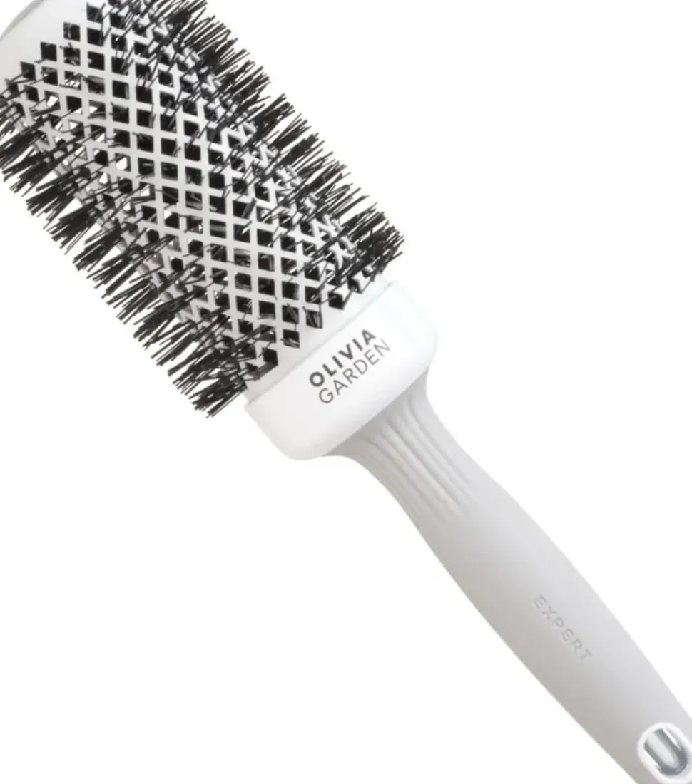 Olivia Garden Expert Blowout Shine White & Grey 45 mm