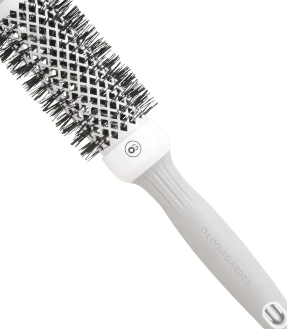 Olivia Garden Expert Blowout Shine White & Grey 35 mm