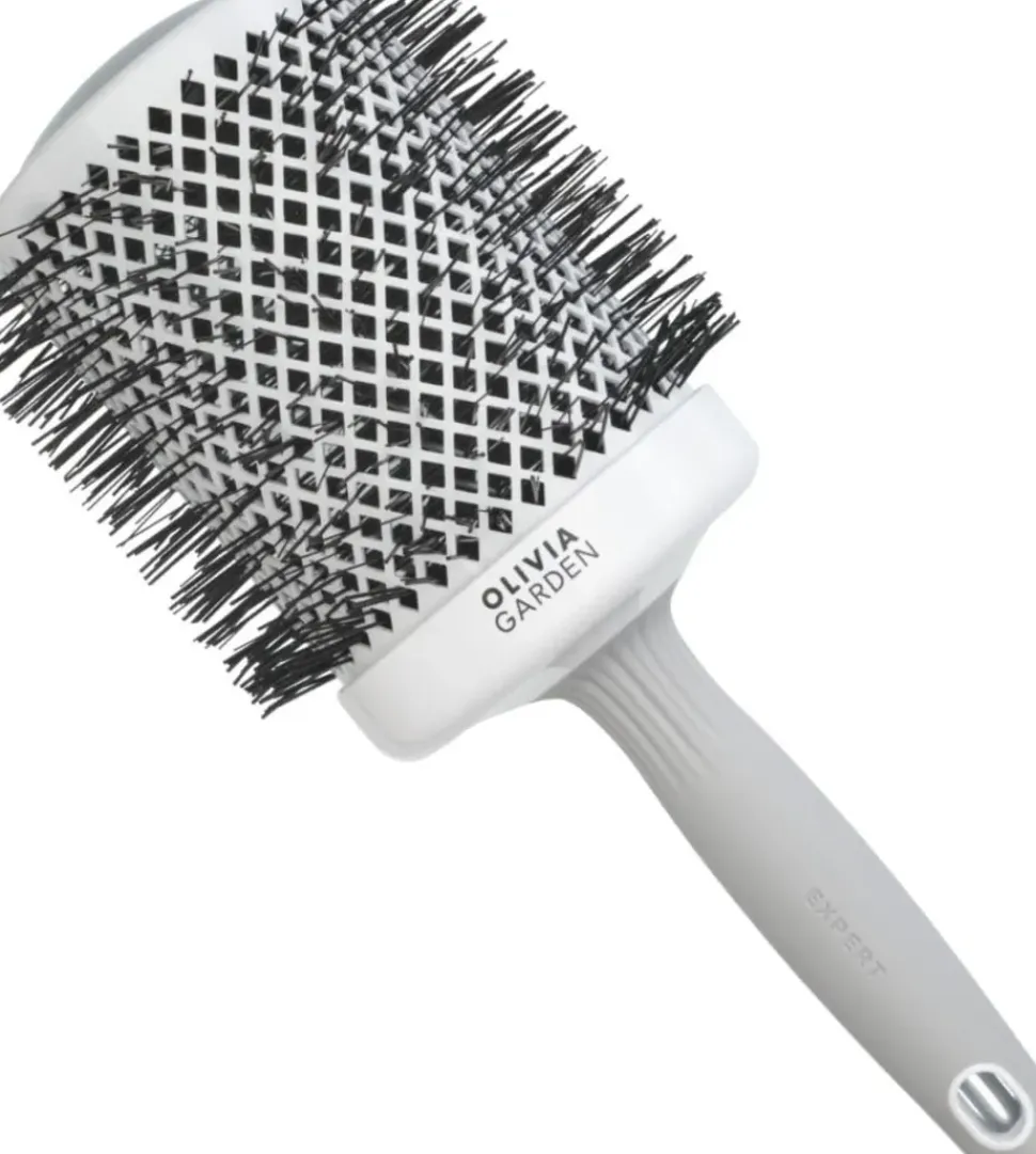 Olivia Garden Expert Blowout Shine White & Grey 80 mm
