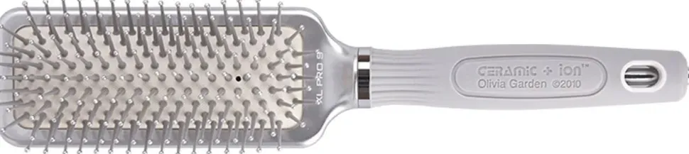 Olivia Garden Expert Care Rectangular Nylon - Silver Small