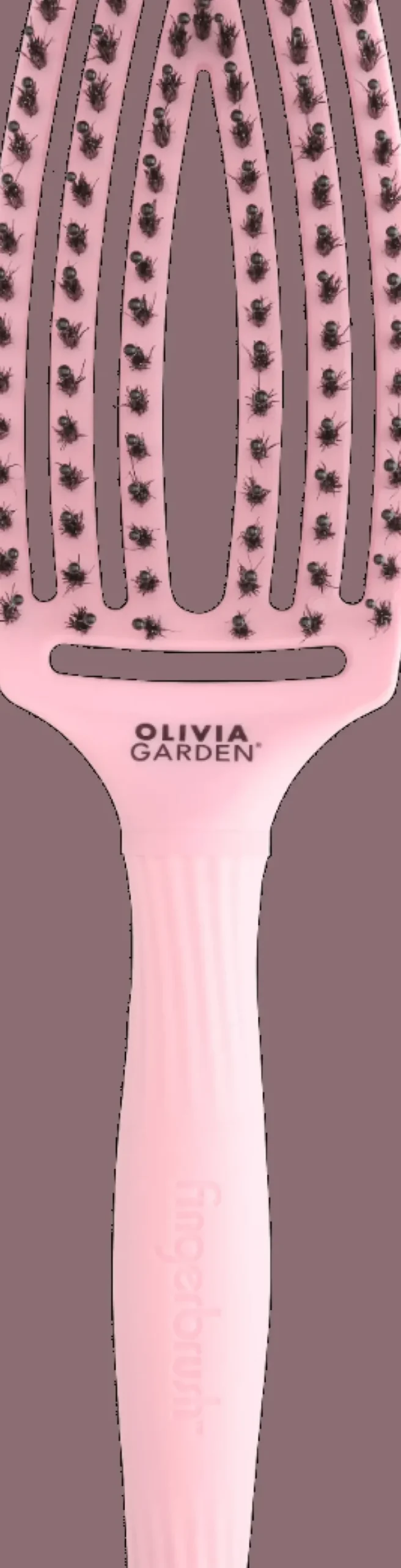 Olivia Garden Fingerbrush Boar & Nylon M Think Pink Jaipur Rose