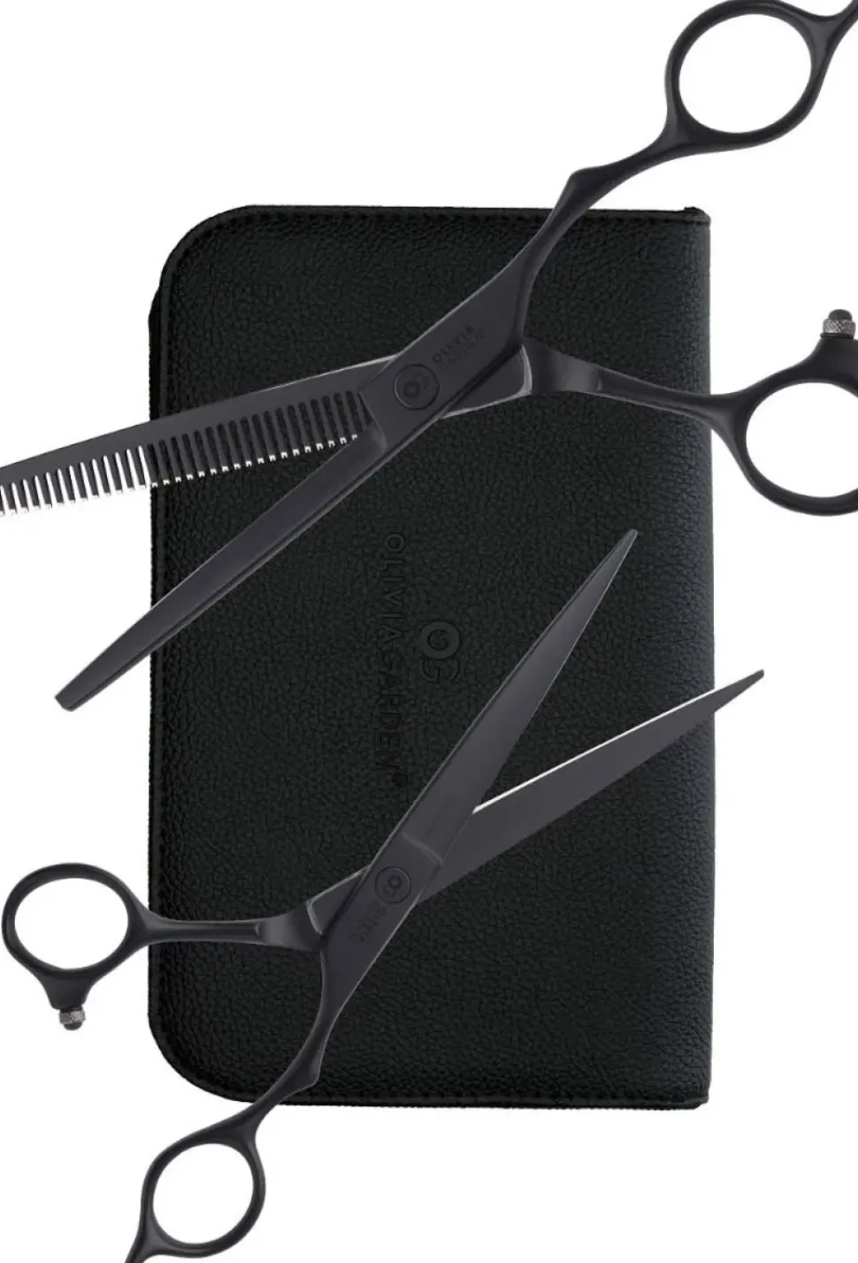 Olivia Garden Silkcut Pro Matt Black 6.50 Set