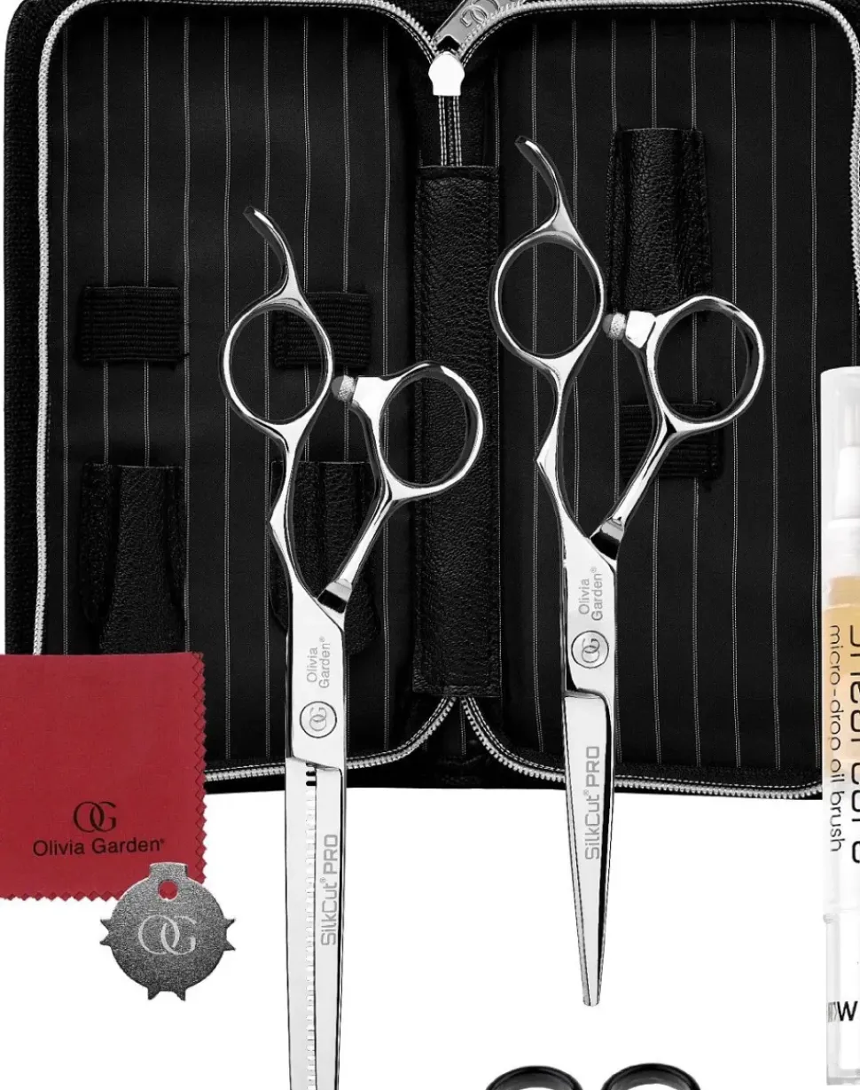 Olivia Garden Silk Cut PRO Set - Left Handed Scissors