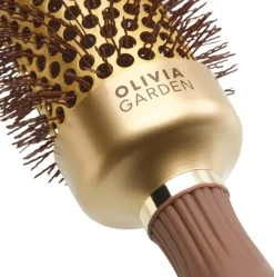 Olivia Garden XL Expert Blowout Speed Wavy Bristles Gold & Brown 45 mm