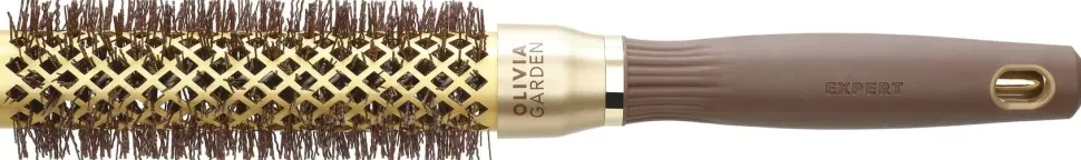 Olivia Garden XL Expert Blowout Speed Wavy Bristles Gold & Brown 25 mm