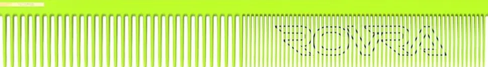 Rovra Hair Comb - Green