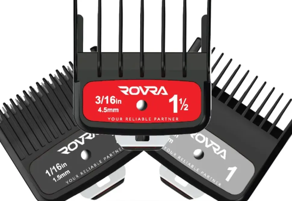 Rovra Metal Comb Set 3 Pcs 1.5/3/4.5 mm