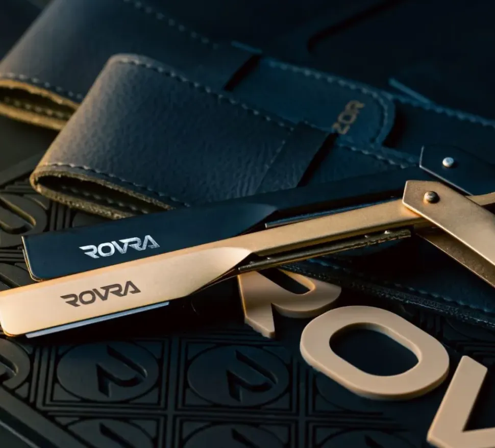 Rovra Stainless Steel Razor - Gold