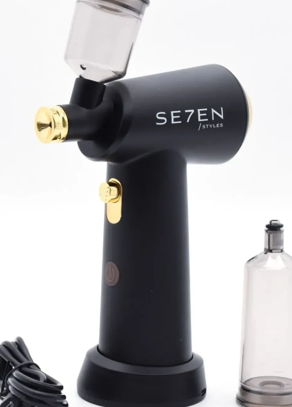 Se7en Styles Black Airbrush Wireless Charging