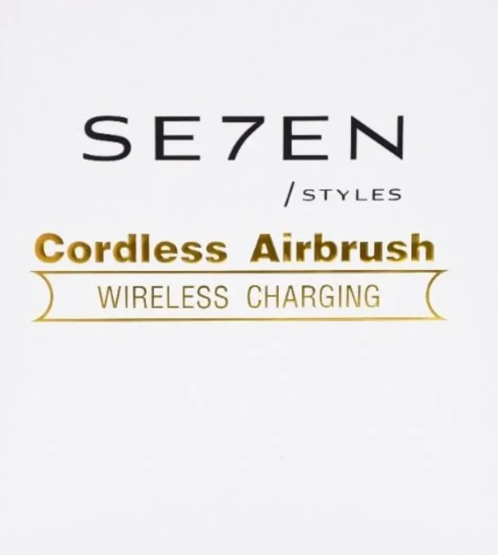 Se7en Styles Black Airbrush Wireless Charging