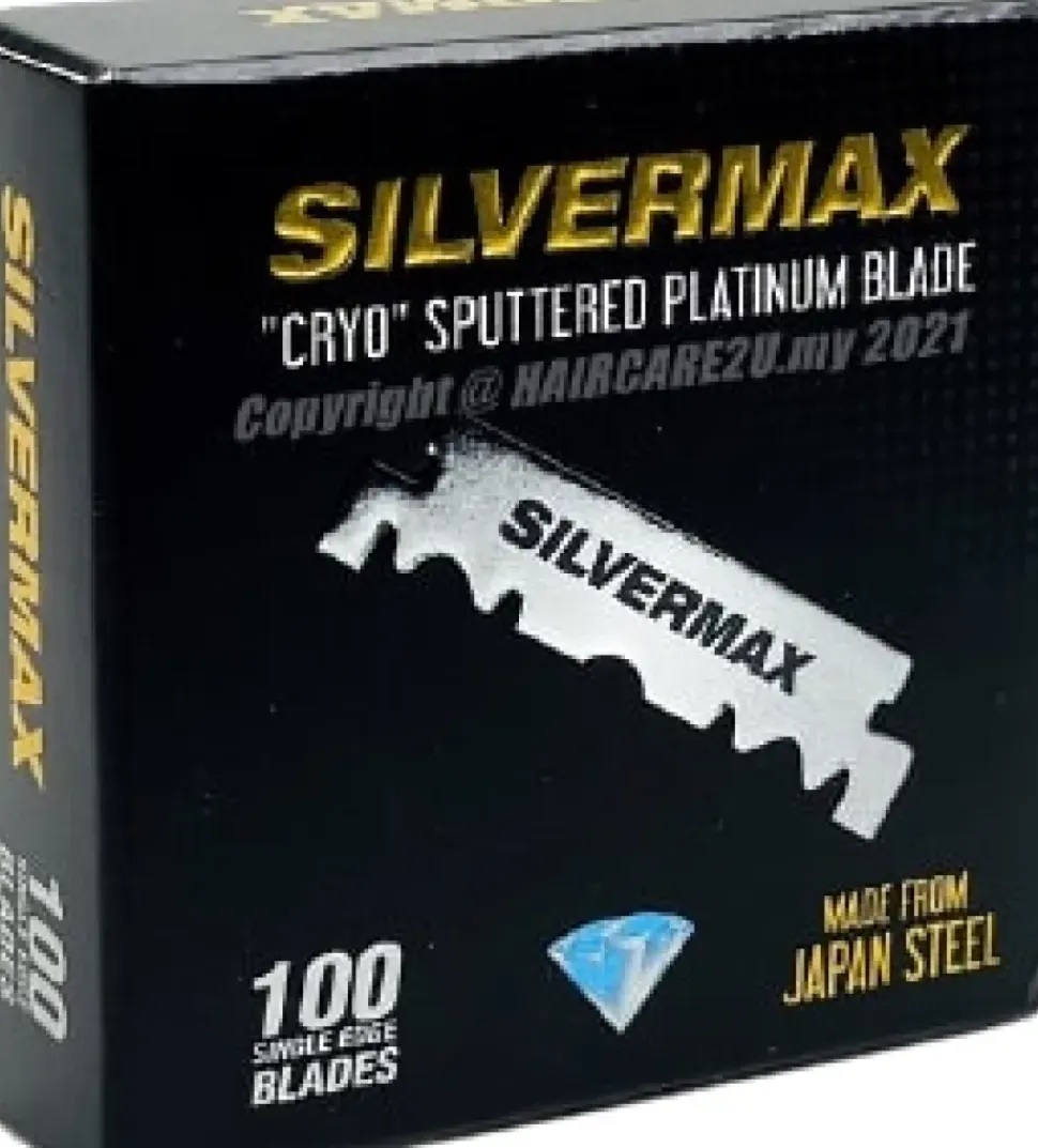 Silvermax Half Razor Blades - 100 Pcs