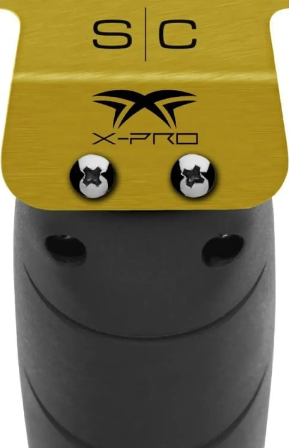 StyleCraft Replacement Fixed Gold Titanium X-Pro Wide Hair Trimmer Blade with The One