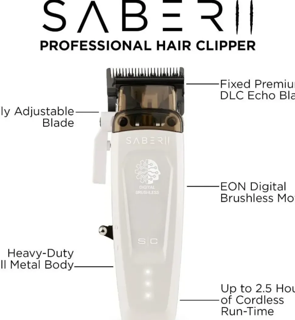 StyleCraft Saber 2 Clipper White