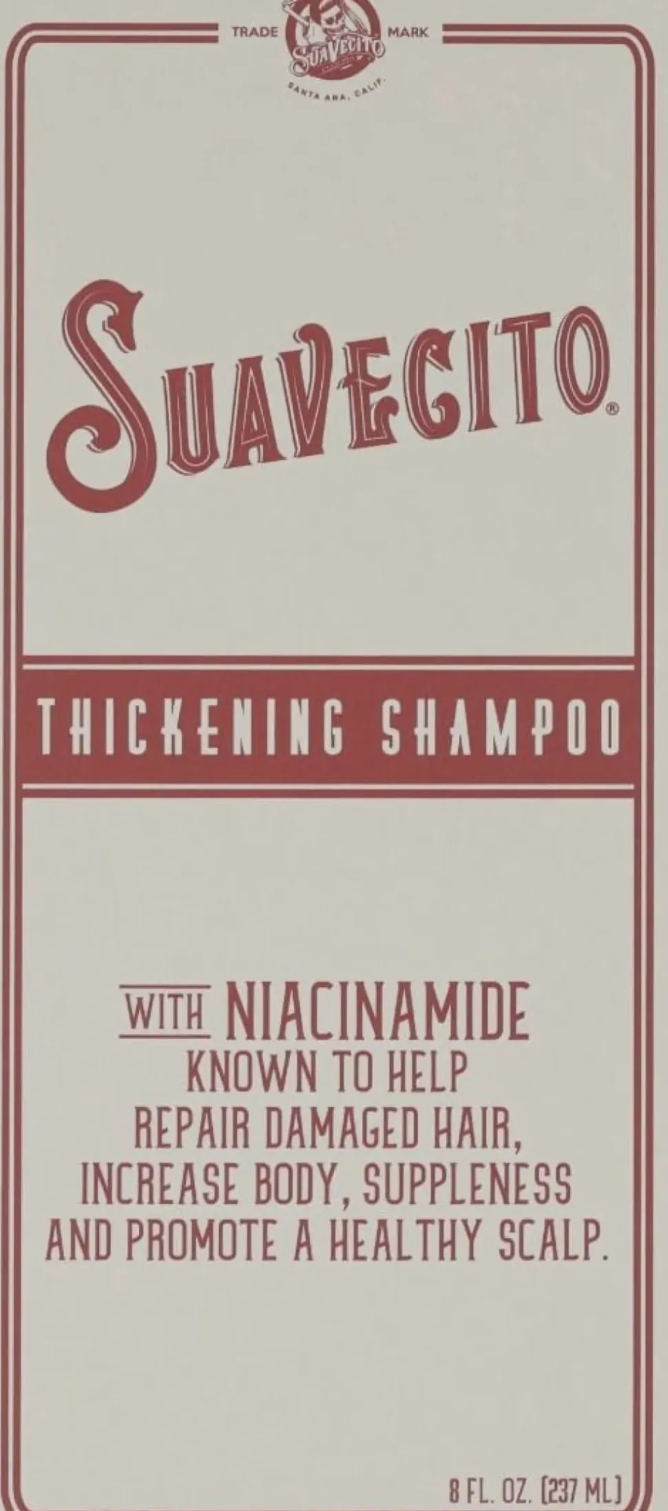 Suavecito Thickening Shampoo 237 ml