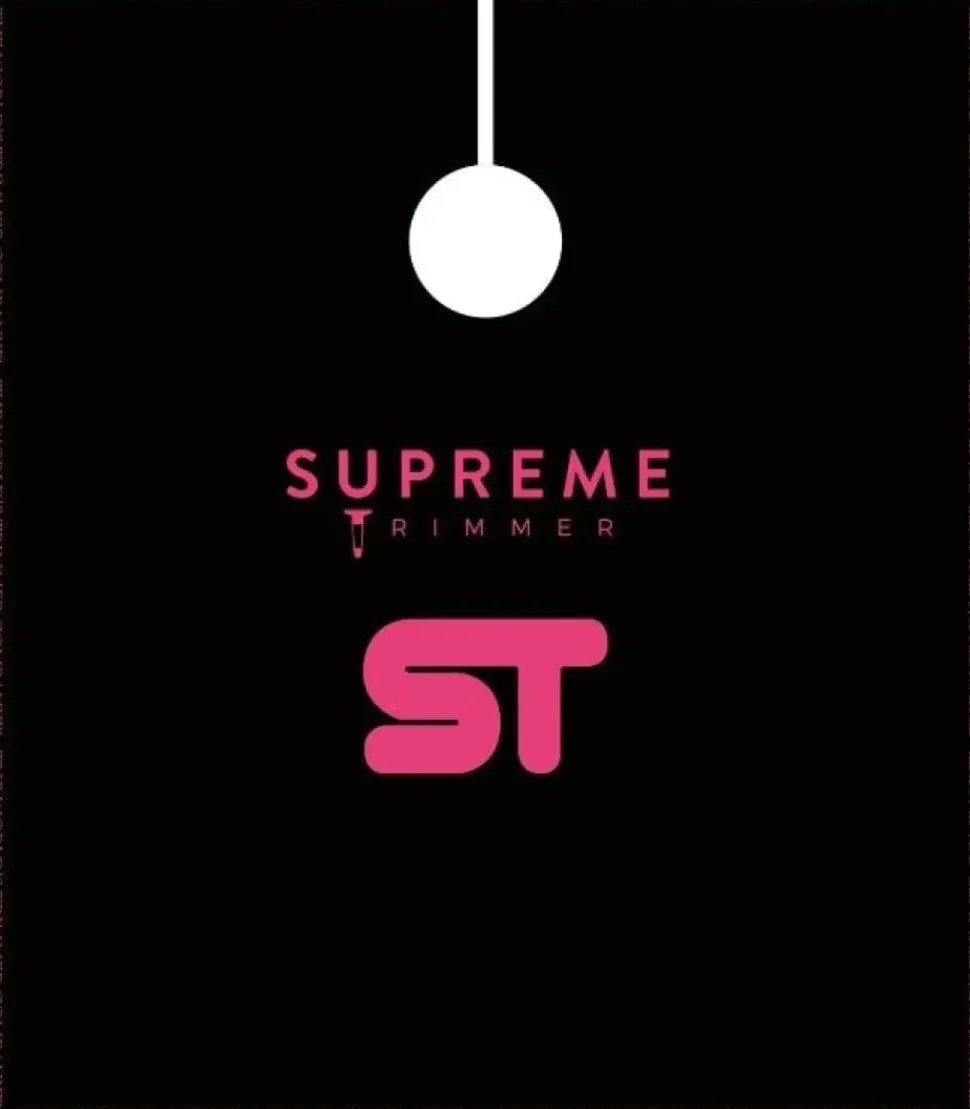 Supreme Trimmer ST Premium Barber Cape - Black/Pink