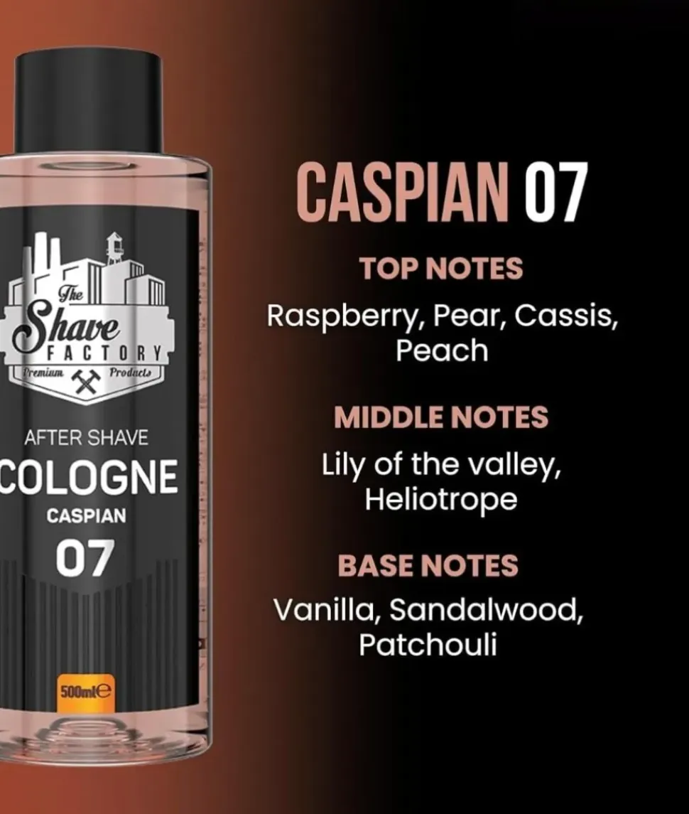 The Shave Factory After Shave Cologne No.7 Caspian - 500 ml