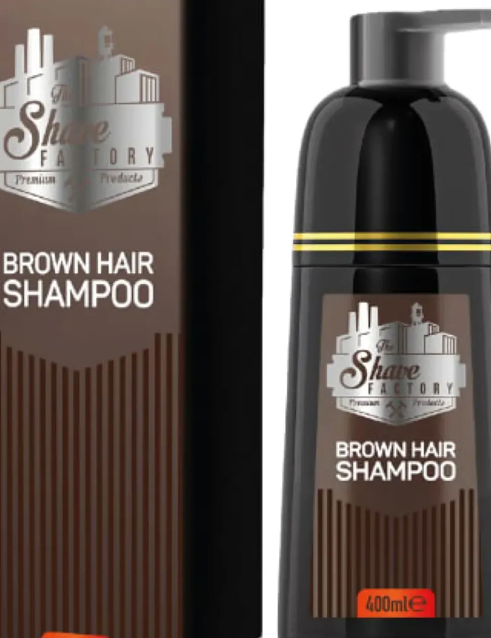 The Shave Factory Brown Hair Shampoo 400 ml