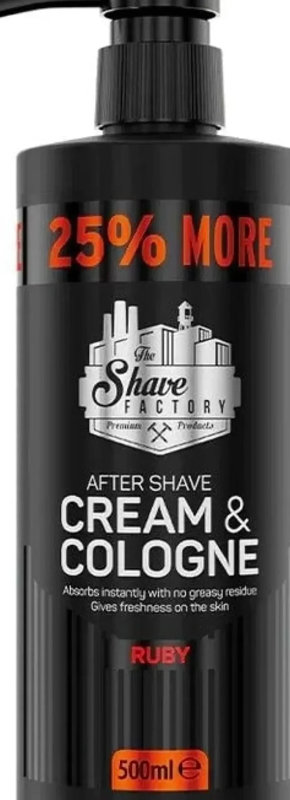 The Shave Factory - Cream & Cologne 2in1 Ruby 500 ml