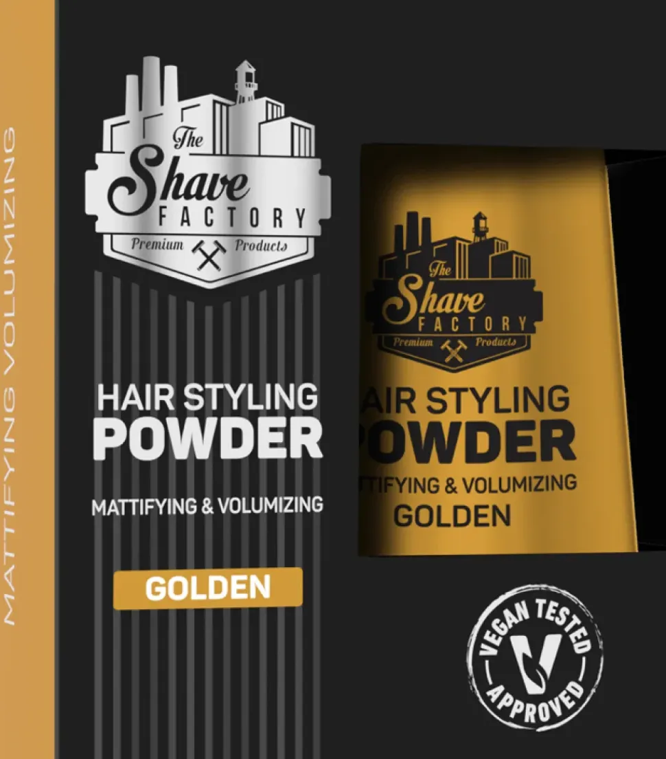 The Shave Factory Hair Styling Powder Golden - 20g