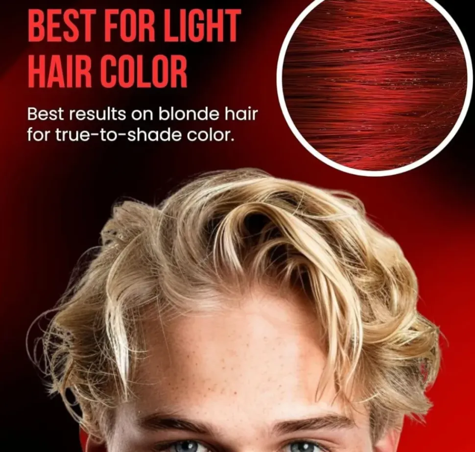 The Shave Factory Temporary Hair Color Spray Red - 150 ml