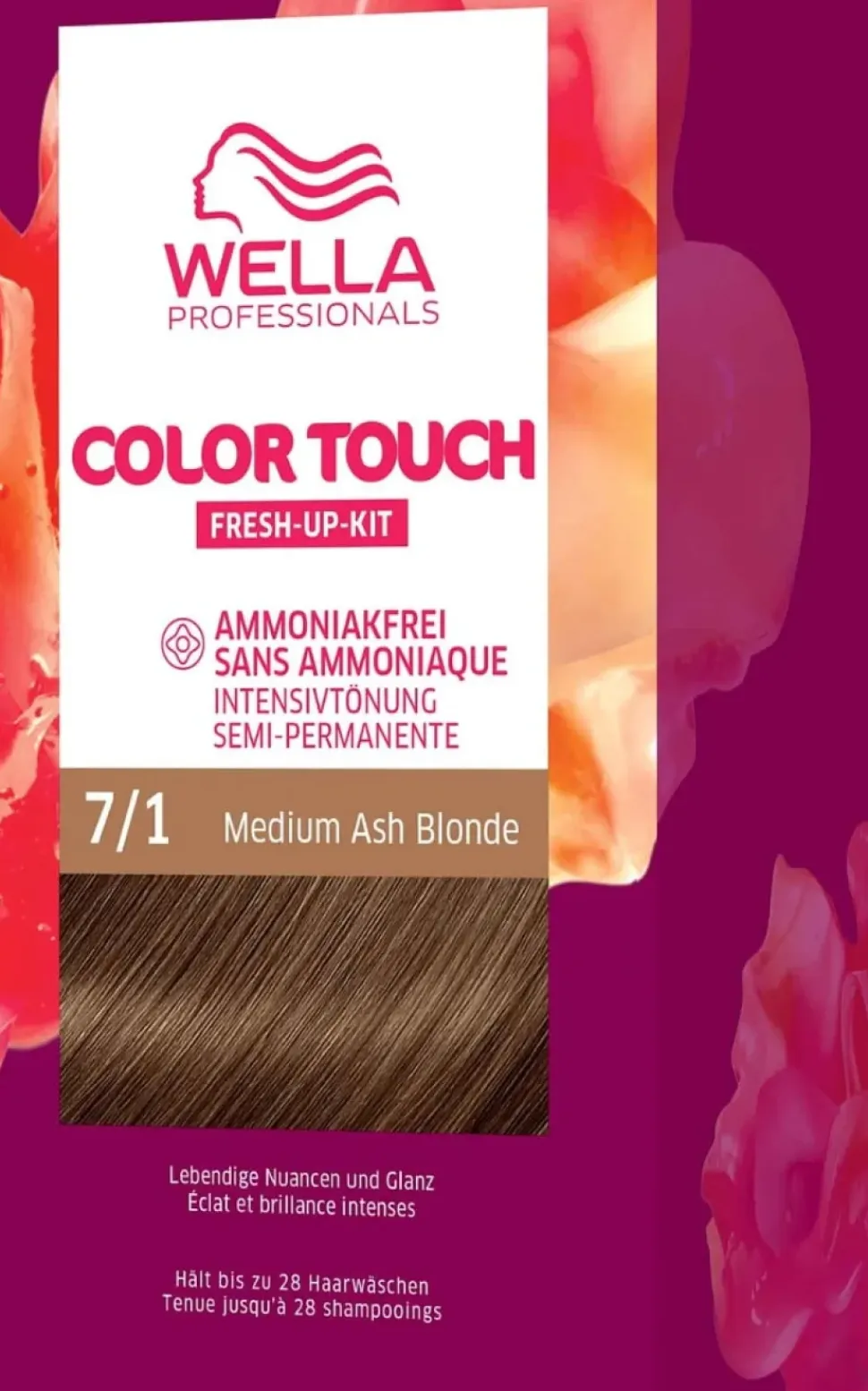 Wella Color Touch Fresh-Up-Kit 7/1 Medium Ash Blonde 130 ml