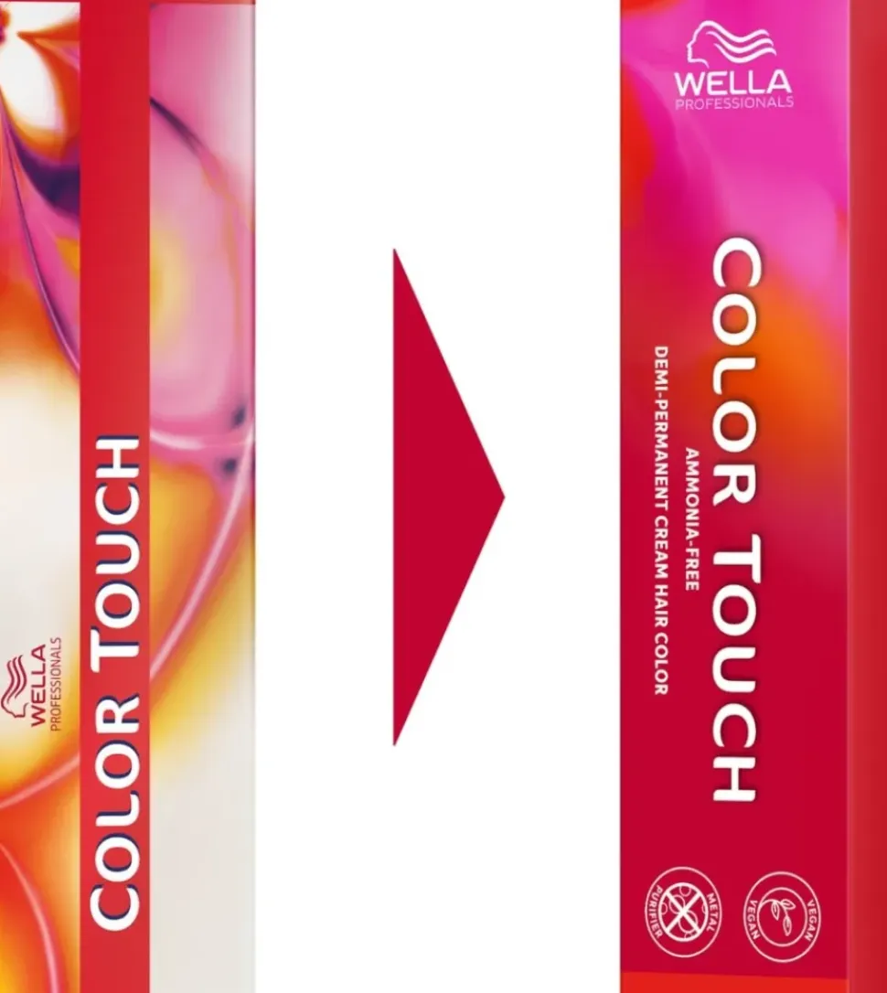 Wella Color Touch Vibrant Reds 7/43 Medium Blonde Red Gold - 60 ml