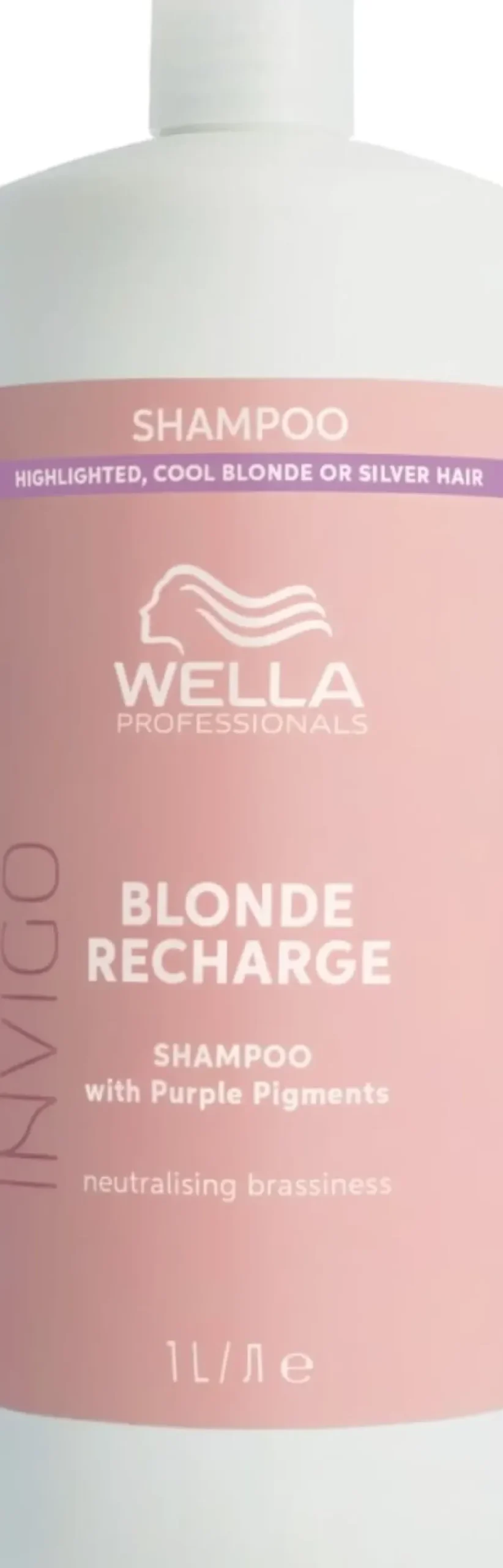Wella Invigo Blonde Recharge Cool Blonde Refreshing Shampoo 1000 ml