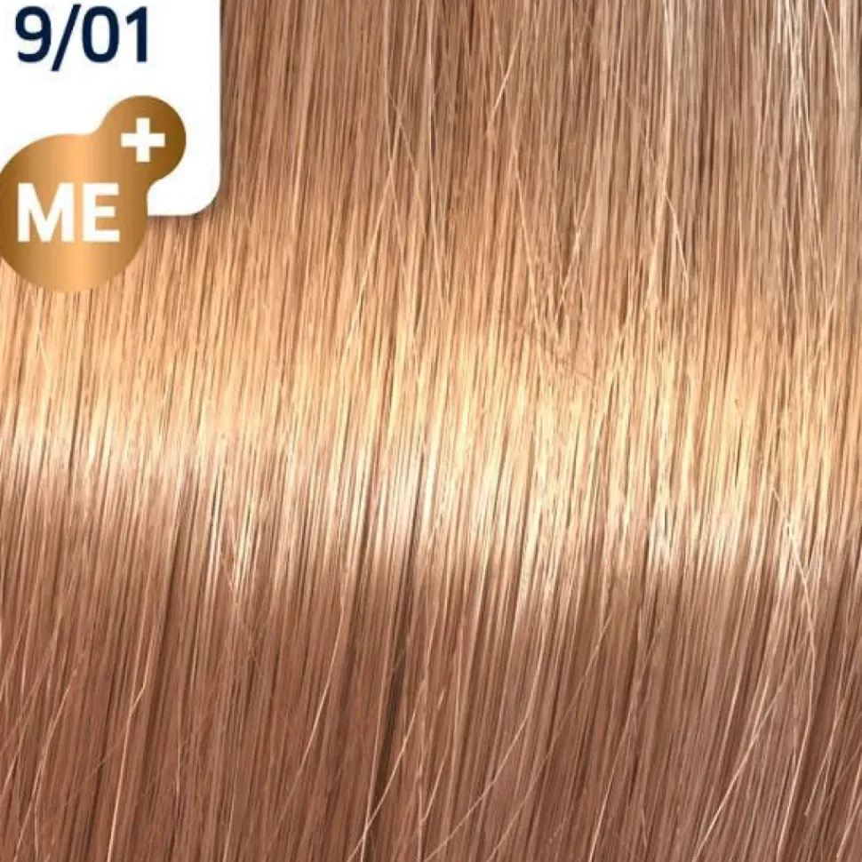 Wella Koleston Perfect Me+ Pure Naturals 9/01 Very Light Natural Ash Blonde - 60 ml