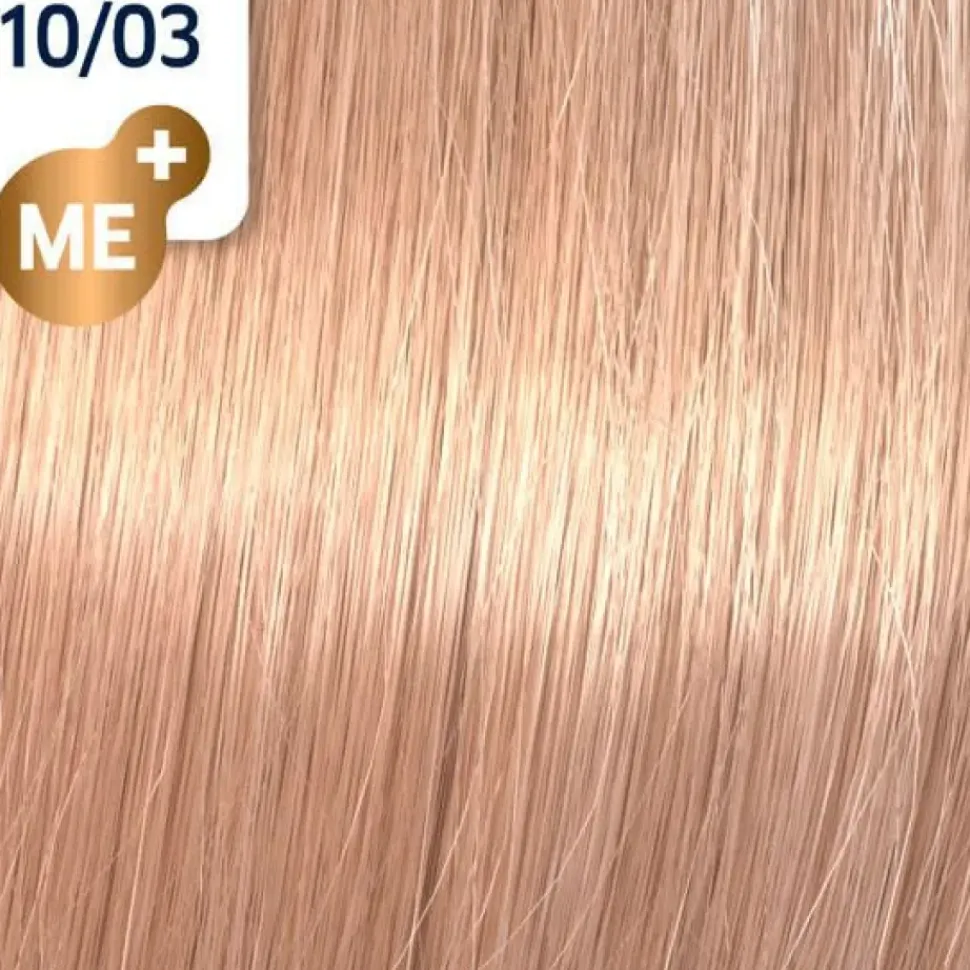 Wella Koleston Perfect Me+ Pure Naturals 10/03 Lightest Natural Gold Blonde - 60 ml