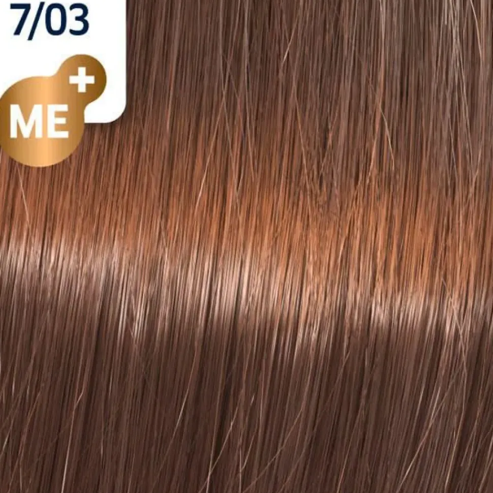 Wella Koleston Perfect Me+ Pure Naturals 7/03 Medium Natural Gold Blonde - 60 ml (U)