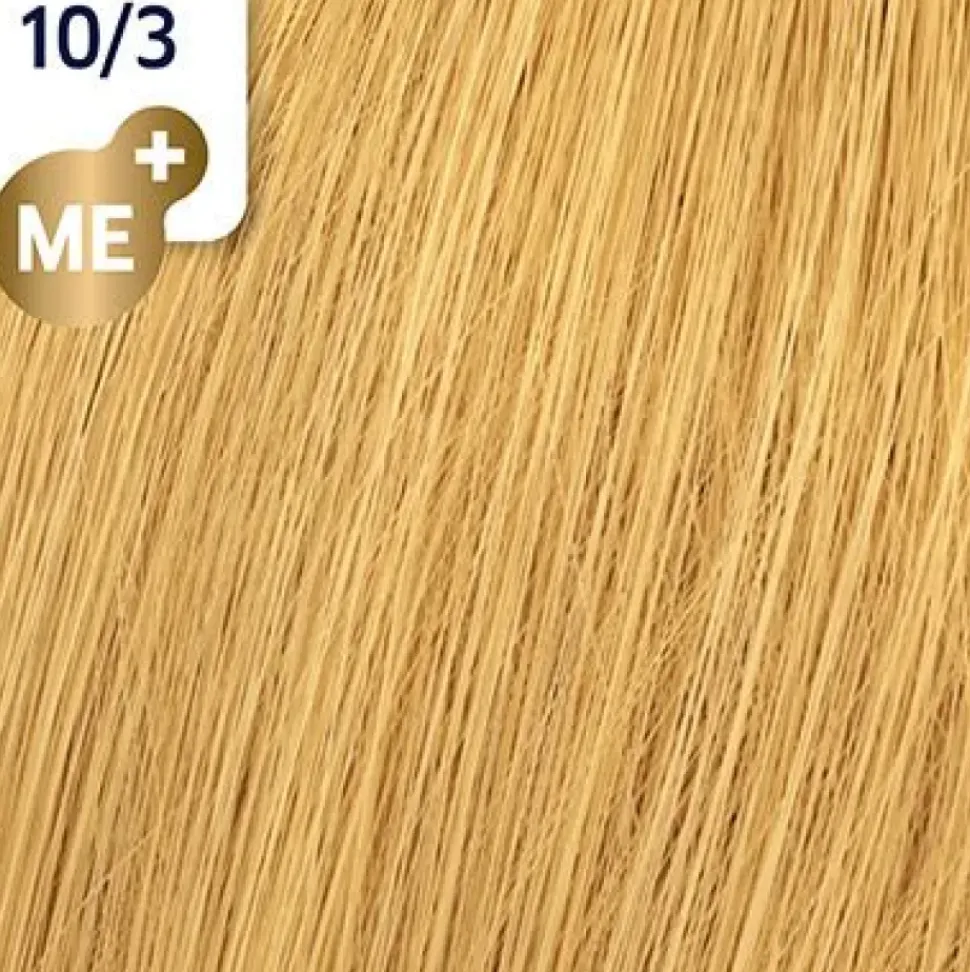 Wella Koleston Perfect Me+ Rich Naturals 10/3 Lightest Gold Blonde - 60 ml